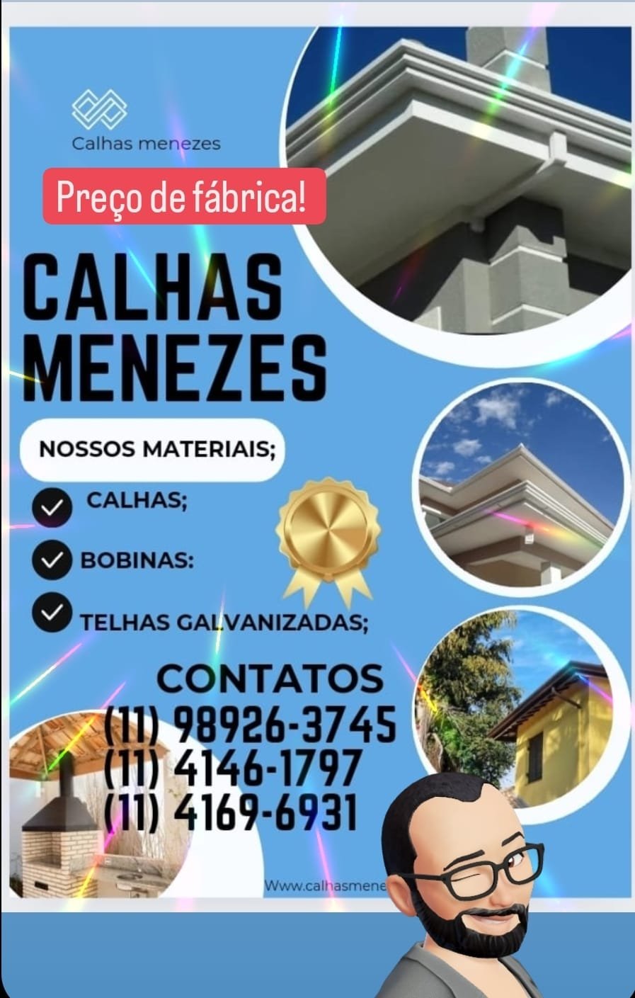  Fabrica De Calhas e Rufos em Carapicuíba - Calhas Menezes Líder 