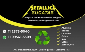 Sucatas em Diadema - Sucatas Metállicas 