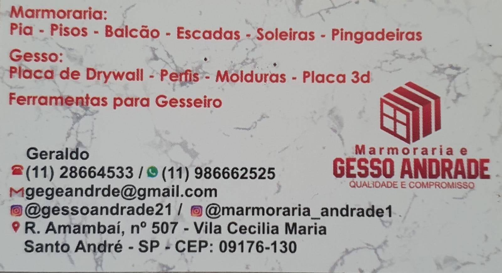 Gesso Andrade em Santo André