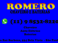 Romero Chaveiro e Baterias em Moema