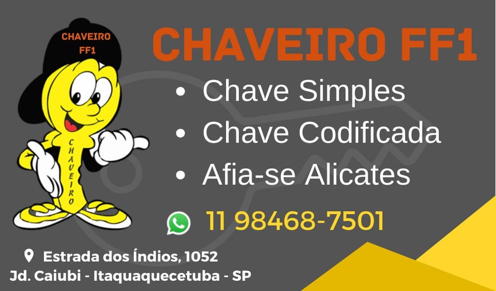 Chaveiro FF1 Chaveiro em Itaquaquecetuba