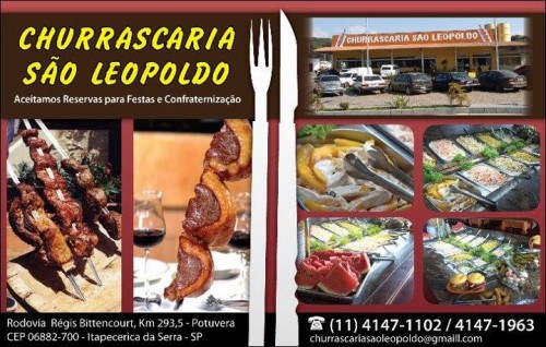 Churrascaria em Itapecerica da Serra - Churrascaria São Leopoldo