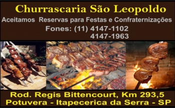 Churrascaria em Itapecerica da Serra - Churrascaria São Leopoldo