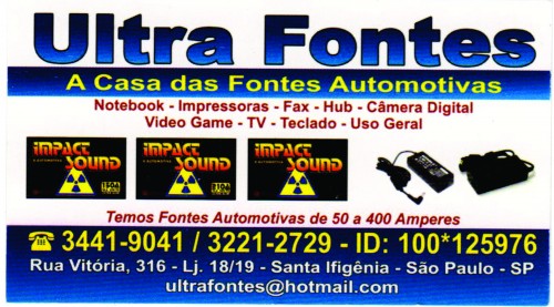 Ultra Fontes A Casa das Fontes Automotivas