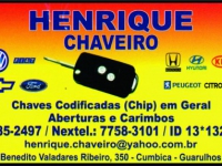 HENRIQUE CHAVEIRO - Chaveiro 24 horas em Guarulhos