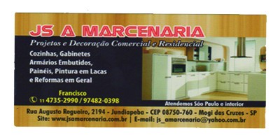 JS A MARCENARIA - Marcenaria em Mogi das Cruzes